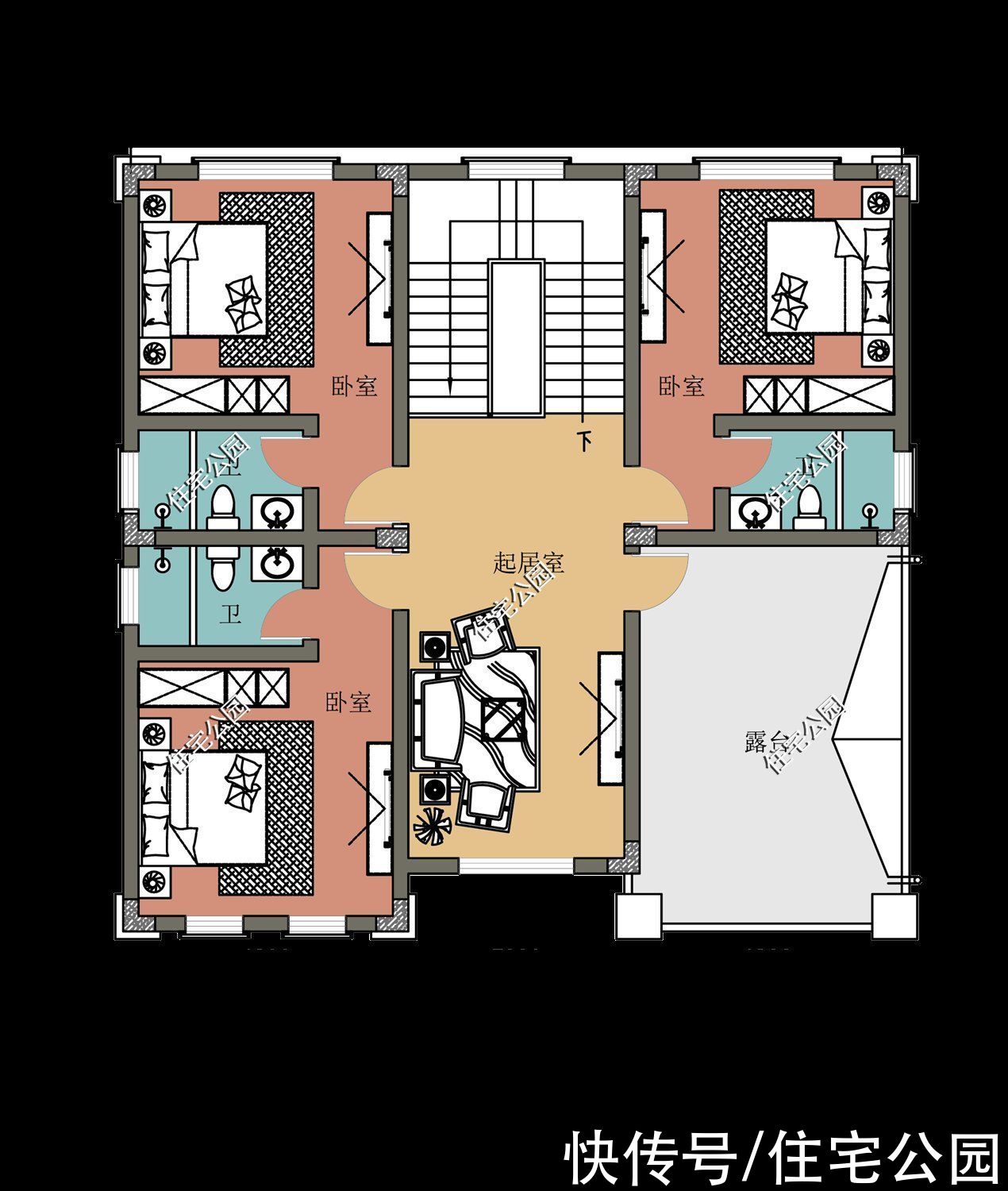 回农村给父母盖养老房,三兄弟各选了一套图纸,大家看看哪套好?
