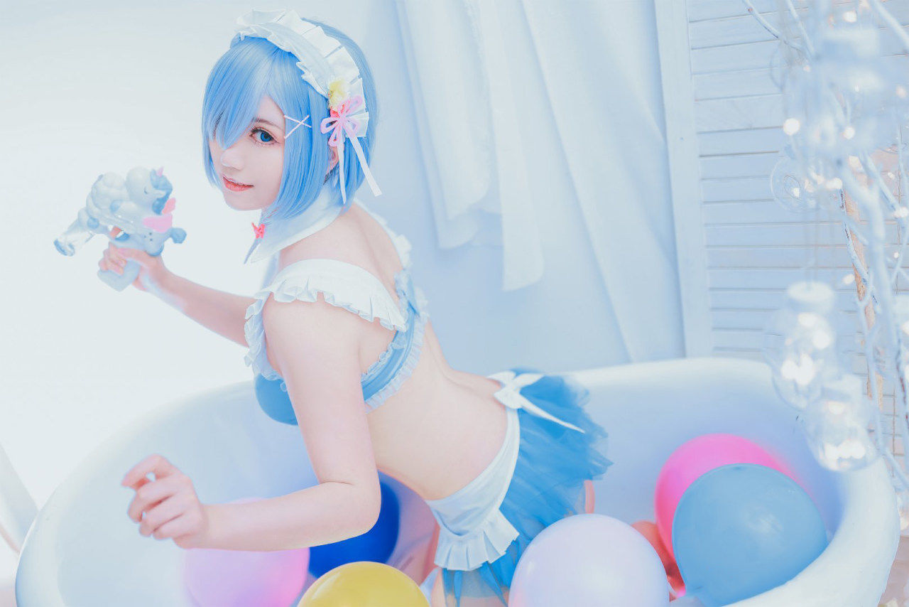 蕾姆|蕾姆·泳装手办cosplay