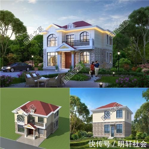 户型图|9x10米农村户型图,想建二、三层的看过来,农村建房非他莫属