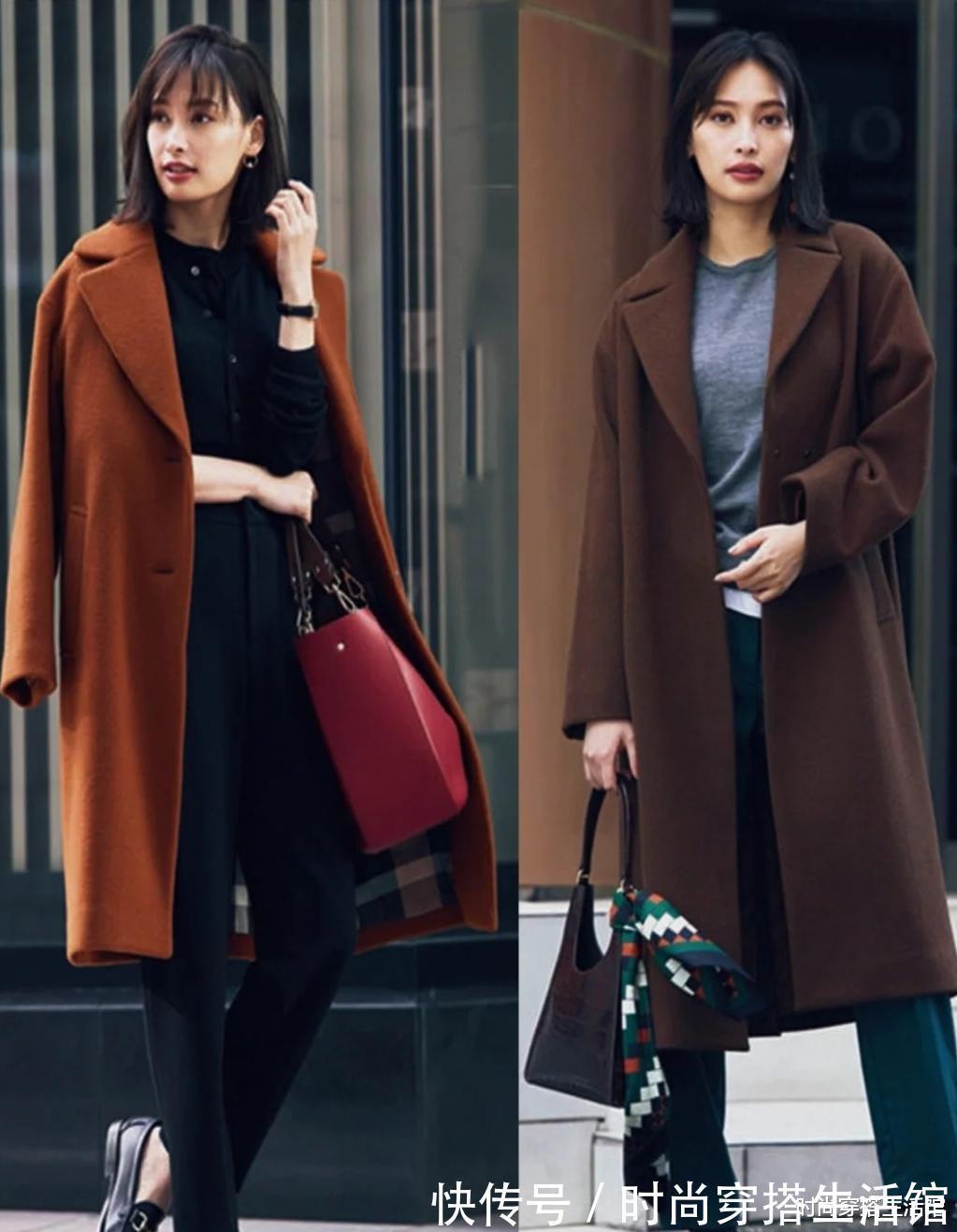 搭配|深秋了大衣怎么穿才好看?这4个搭配思路,穿出优雅与女人味