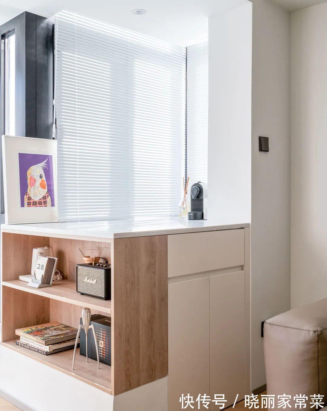 通顶柜|73㎡简约风小户型,餐厅设计在阳台,太有情调了!爱了爱了