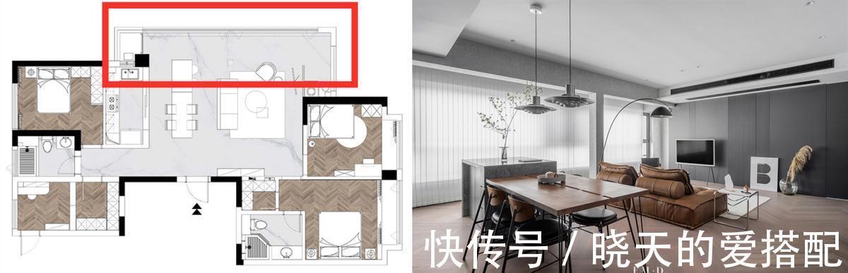 电动晾衣架|双阳台要不要拆墙扩进室内?一分为二,一个纳入客厅一个洗衣晾晒
