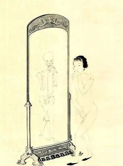 题识#绝世佳人陆小曼的一幅怪画,令人意想不到