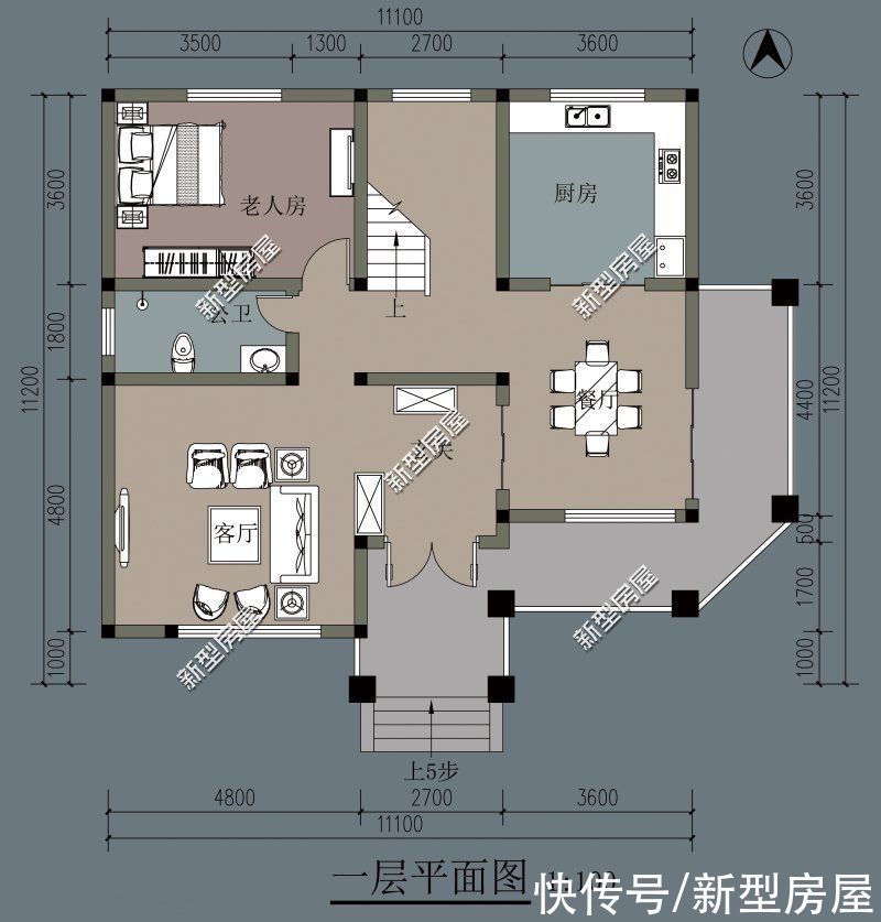 建筑面积|分享10套农村二层户型，每一套颜值都很高，照着建房一定错不了