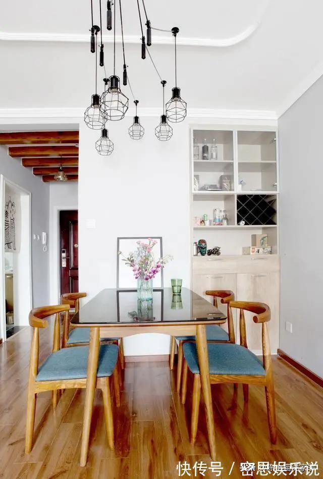 吊顶|墙面只刷乳胶漆,吊顶只贴石膏线,穷装新房完工,效果还不赖