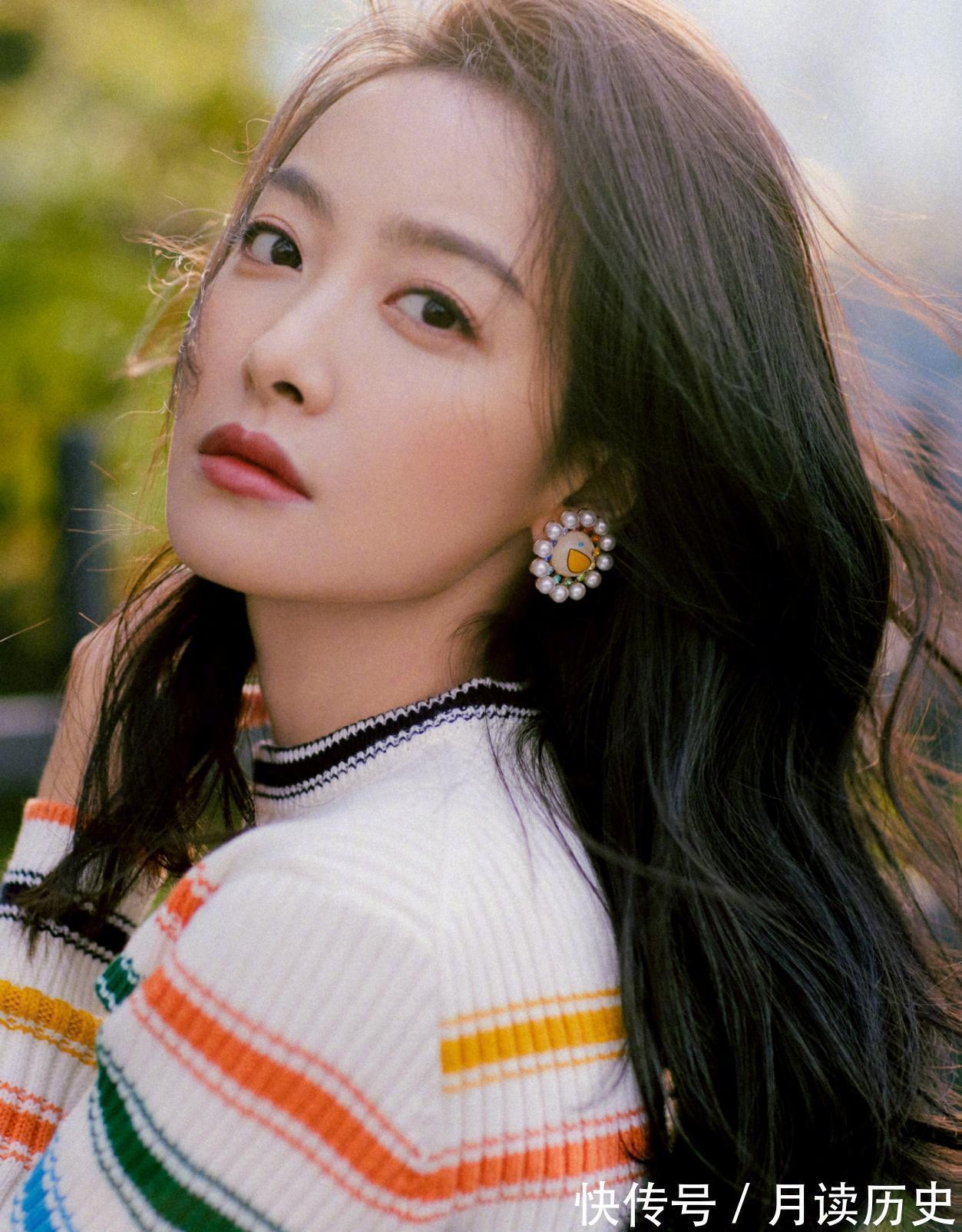 女生|普通女生脸上有3个特点,就是难得的“冷感美人”,太气质了