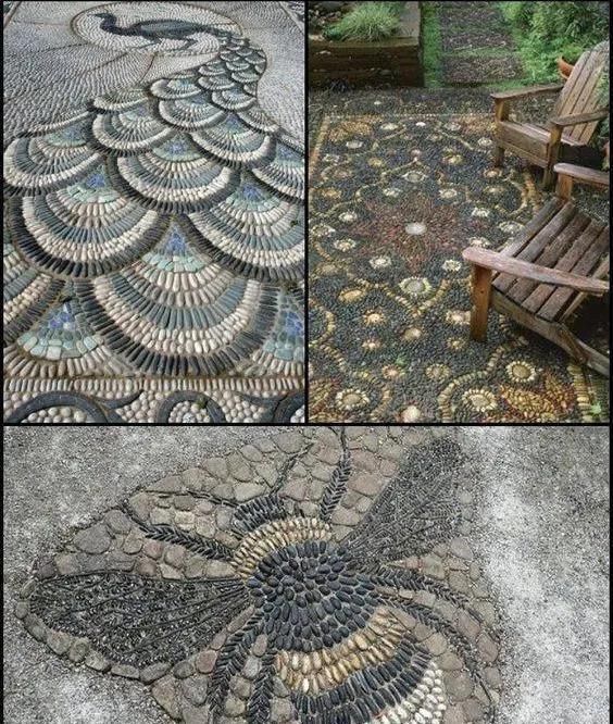 回家|石头画已经过去了,现在流行玩石贴画捡一堆石头回家,玩过瘾