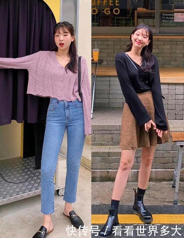 减龄|喜欢韩系风格的小姐姐,来看下时尚博主的穿搭,减龄活泼