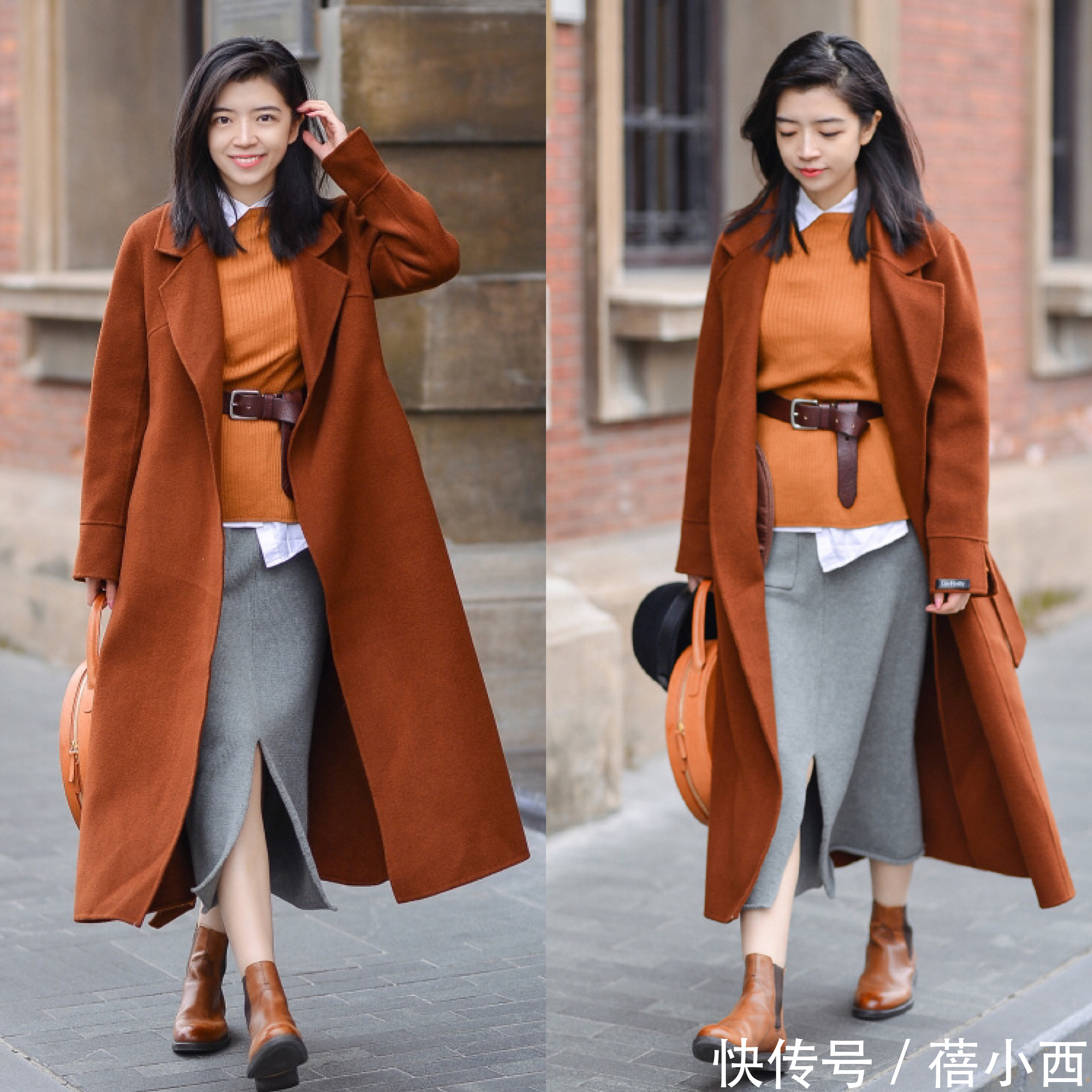 冬季|冬季穿大衣想要好看,不一定配半身裙,搭这3条长裤更高级上档次