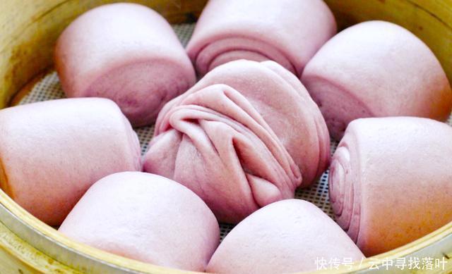 馒头|貌美如花的紫薯馒头,我家隔三差五做一次