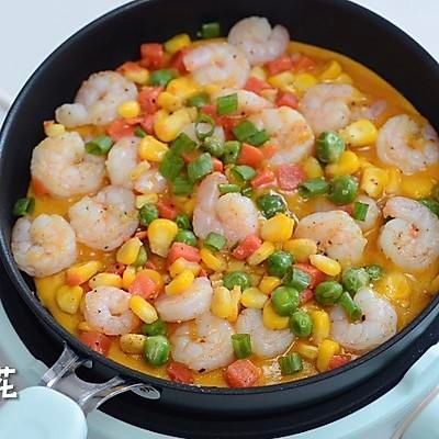 这道快速早餐 | 低脂鲜虾鸡蛋饼，分分钟光盘