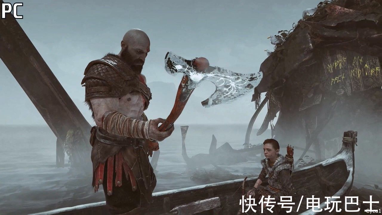 战神|国外玩家分享《战神》PC版与PS5版画面对比视频