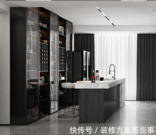 装修|162平现代风设计功能与美感都恰到好处，冷静大气美感太好了