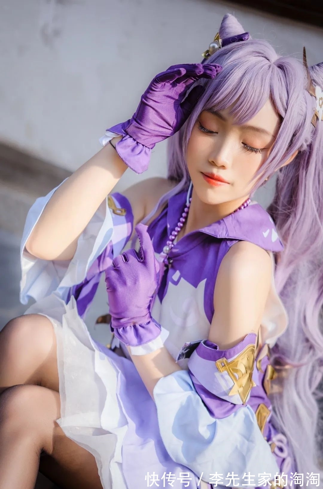 原神刻晴|cos:原神刻晴cos正片@茅野早纪