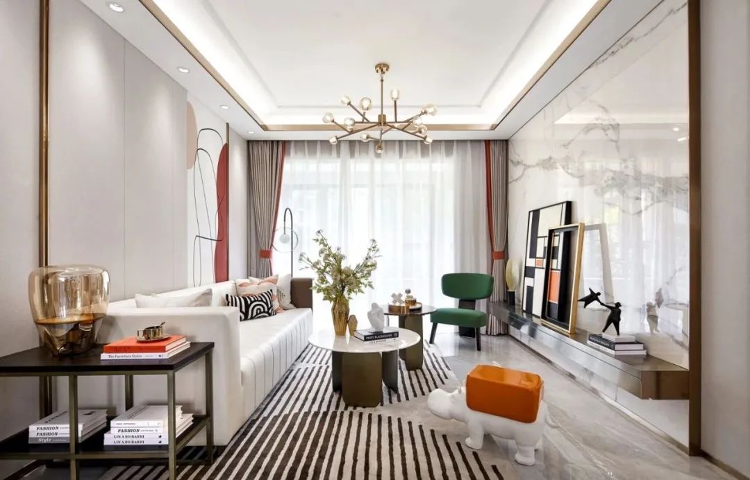 三室两厅轻奢风格,打造优雅的时尚典范|黄石装修 | 装修