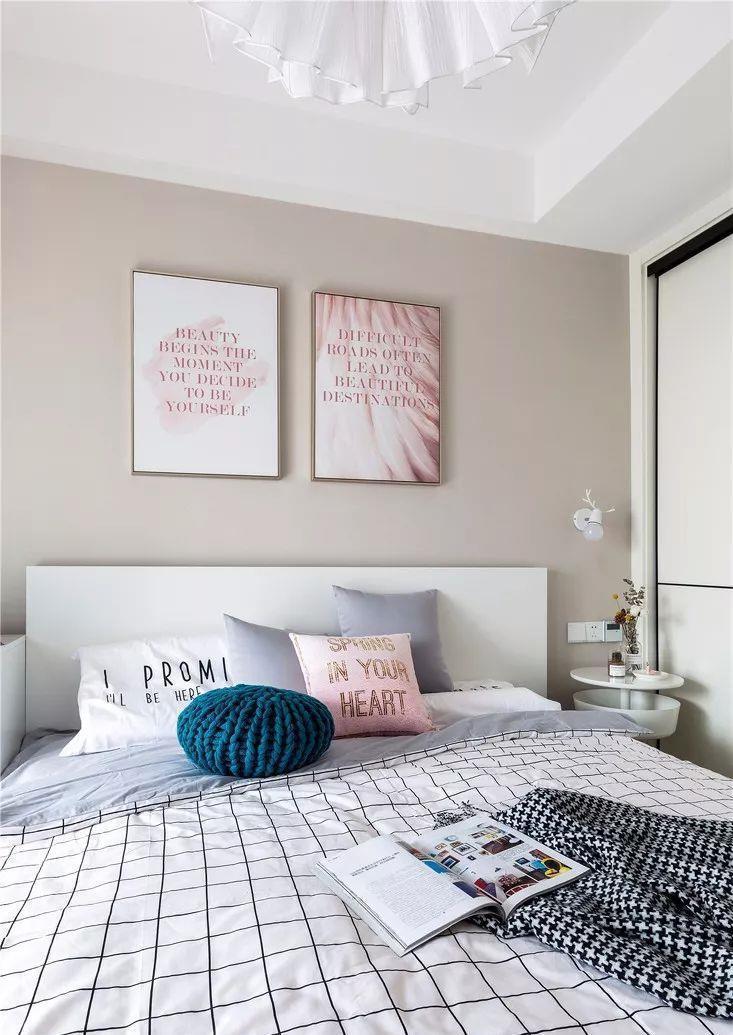 榻榻米床|110㎡现代北欧风，清新色系，温馨又文艺，朋友看了直夸好看！