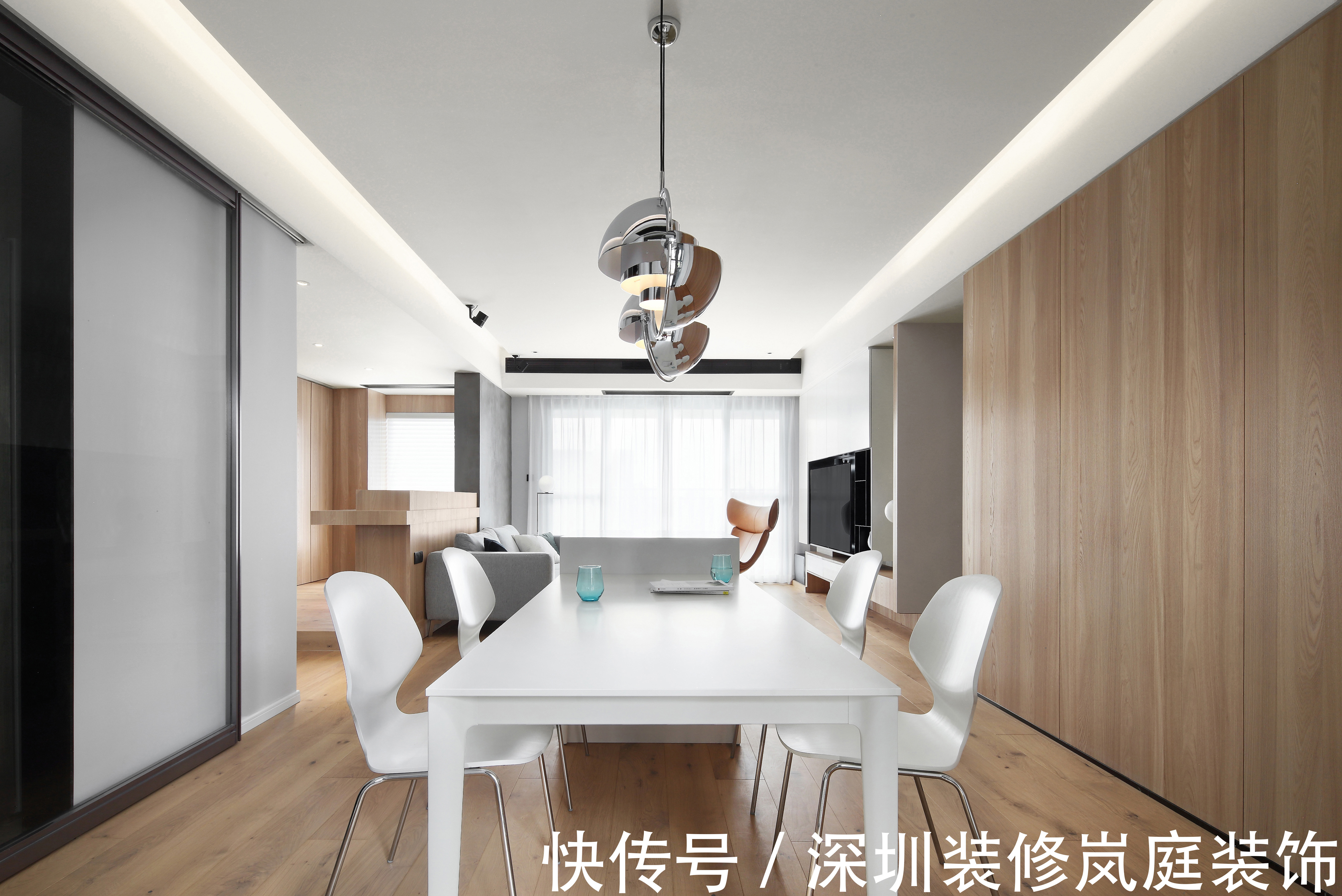 东乐花园|深圳装修:东乐花园111㎡现代简约,滋养灵魂的空间。