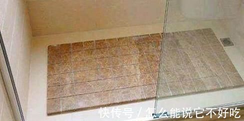 地面|头一次见有人淋浴房装这种地面，下水快又防滑，真懊悔我家才发觉