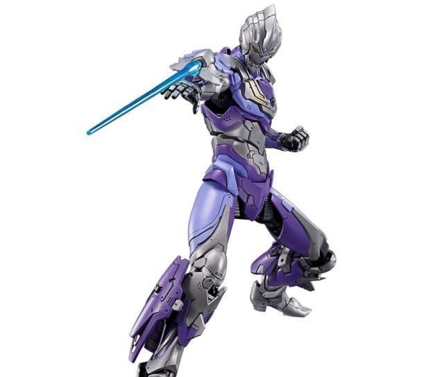 钢铁|钢铁迪迦奥特曼空中型拼装模型封绘及新官图 魄力十足的迪迦飞踢