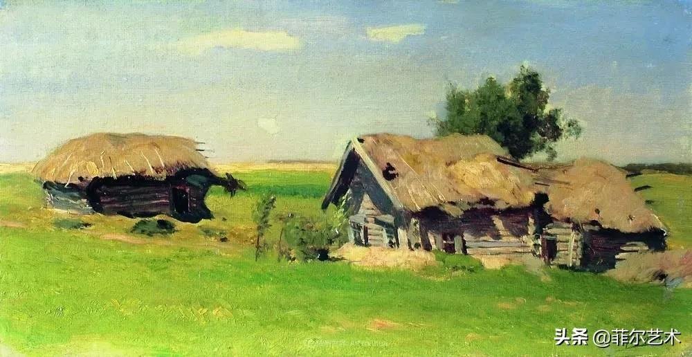 大自然!艾萨克·伊里奇·列维坦油画作品用笔洗练,情感充沛,极富诗意