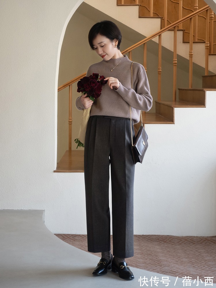 乐福鞋 春季穿“西装裤”=高级+显瘦,比牛仔裤更时髦洋气,帮你选好了