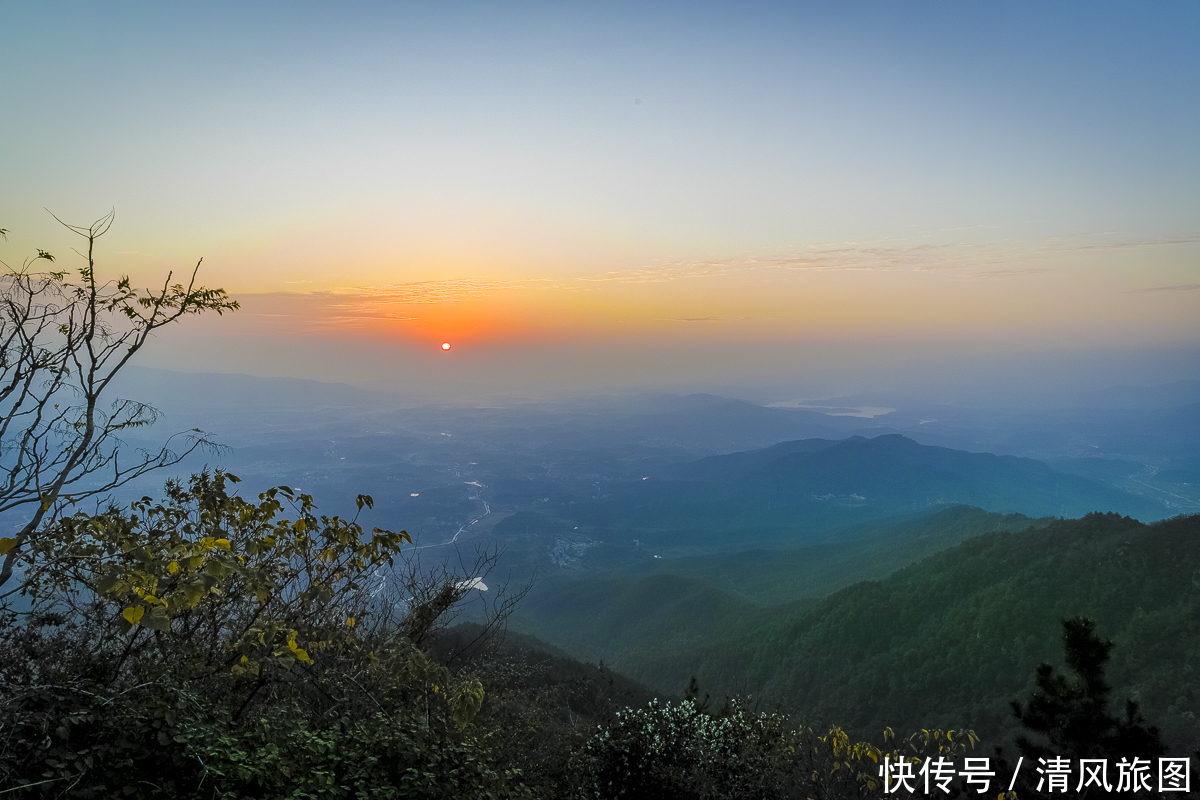 绝佳|武汉的最高点，曾经的西峰古寨，今日大家观日出的绝佳处