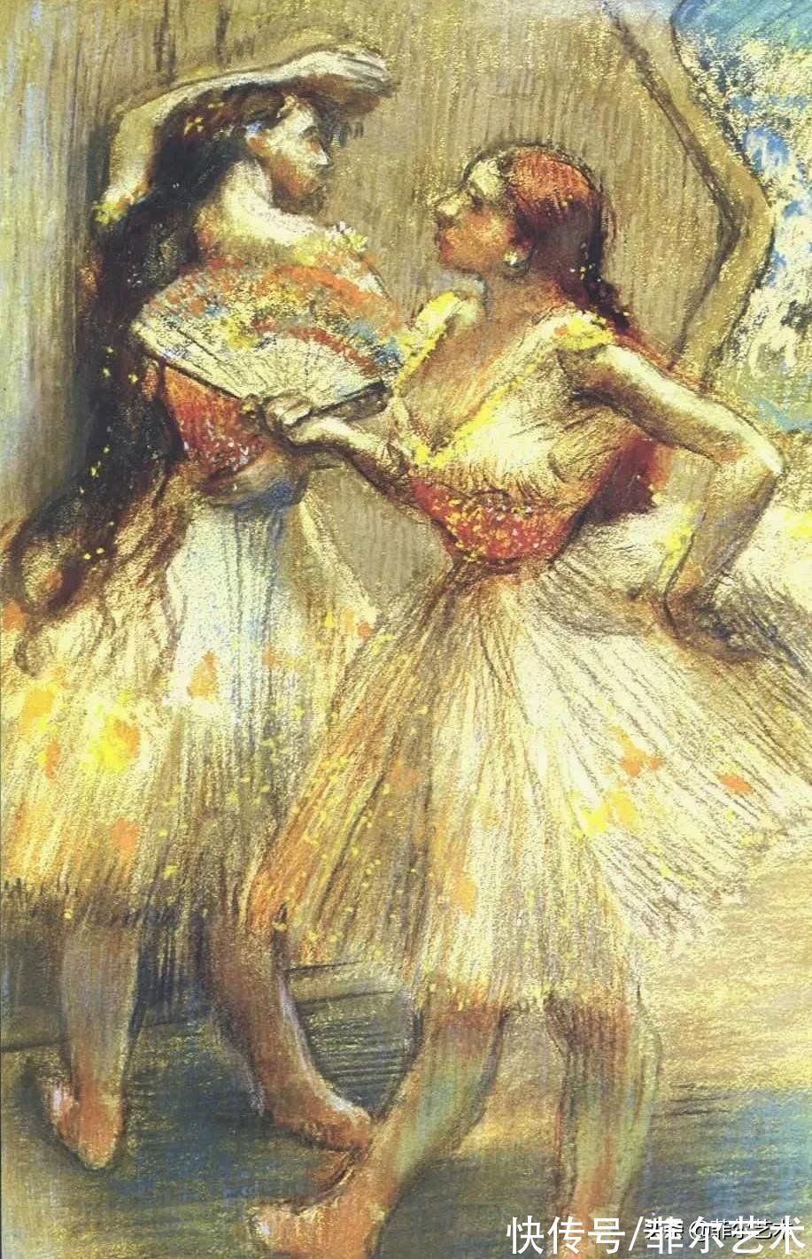 安格尔$法国艺术大师埃德加·德加舞女125幅油画作品,美翻了