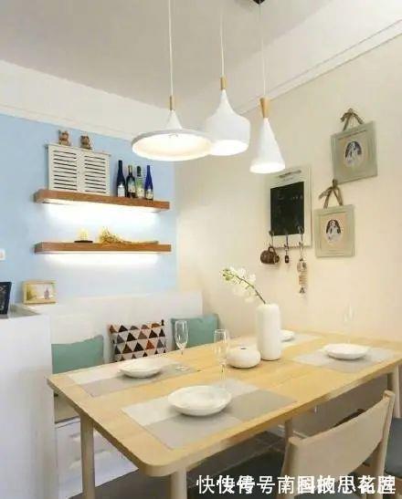 矮墙|还在抱怨你家小户型餐厅不够坐?好多人都装餐厅卡座了,美观实用