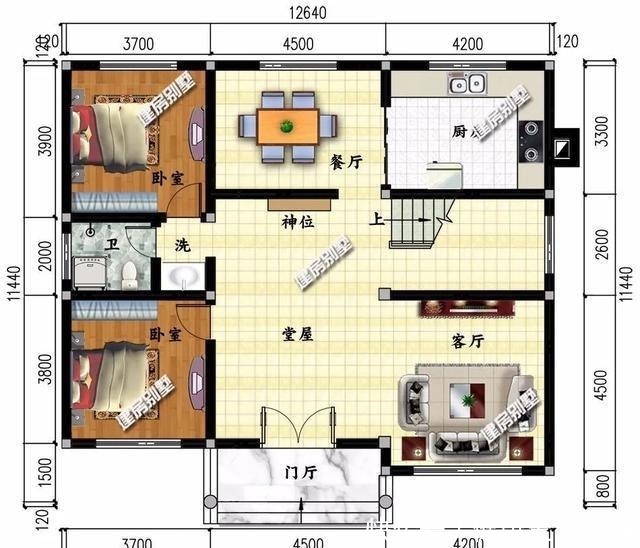 宽12米左右的两层自建房,每栋主体20多万,经济又漂亮!