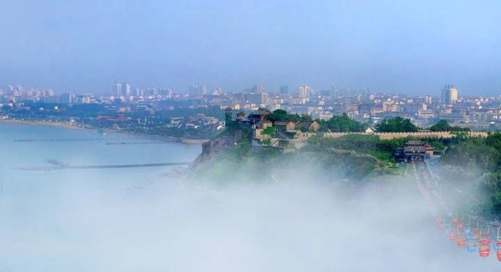 美景|嗨，起雾了，快来蓬莱阁看美景啊