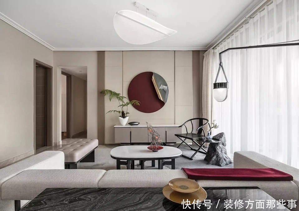 西风|161平中式三居室,无论西风如何吹,舒缓的意境还是东方专属