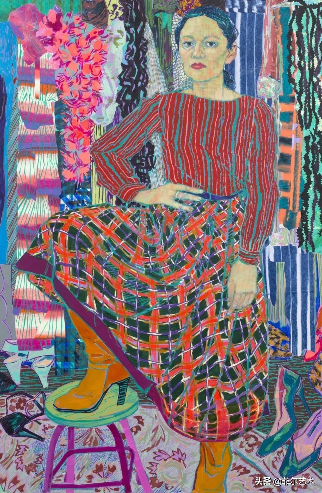 霍普·冈洛夫&美国画家霍普·冈洛夫用平静的笔触描绘强烈的感情