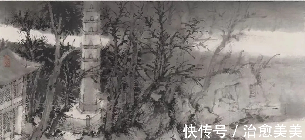 水墨山水画$中国美院|二十多年来,他的水墨山水画影响了众多青年创作者