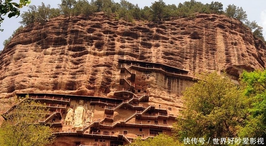 中国四大石窟之麦积山，因名气不大，被游客忽略的千年遗产