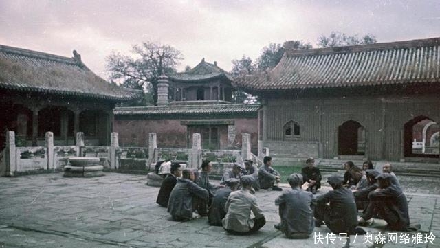 祥和|珍贵老照片：1949年刚解放时的故宫彩照，充满了平静与祥和