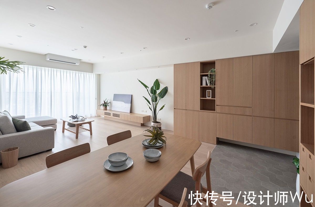 全室|扬州110㎡轻暖无印风住宅，以留白收藏生活风景