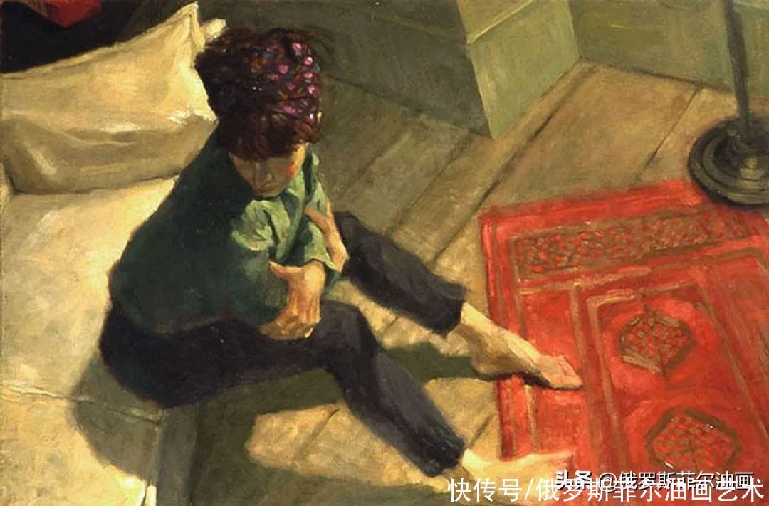 油画&美国画家桑德拉·弗朗德的油画里,充满了微妙而引人注目的情感