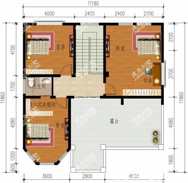 农村|广受好评的两栋农村别墅,第一栋带八角窗,就像小城堡