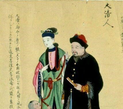 大明|日本人画中的大明人与大清人一身汉服思故国!
