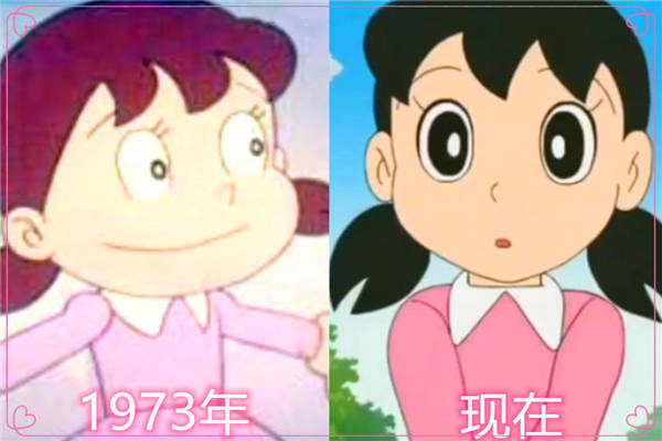 木衫|《哆啦A梦》全员50年前后对比,大雄逆袭,静香和出木衫神似兄妹