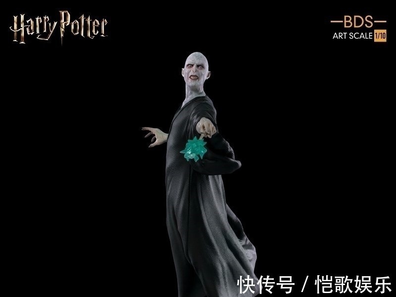 反派角色|无法直视的伏地魔手办,外形太过于真实,看了会做噩梦