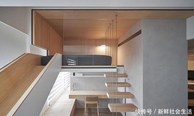 走廊|这是我见过最干净的家，将卧室悬空，完工堪比多间房，太实用了！