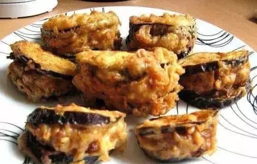 老爸煎“茄盒”，不放一滴油，外酥里嫩超入味，给肉都不换！