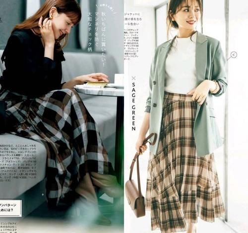 百褶裙|50岁女人穿“半身裙”，从这3方面挑选事半功倍，温柔气质翻倍