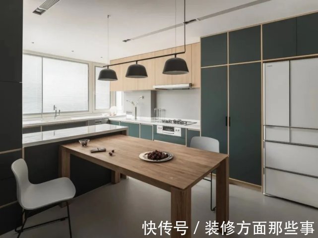 原木风|92㎡两室原木风,入户镂空玄关,全开放式餐厨厅,双蹲便+三分离