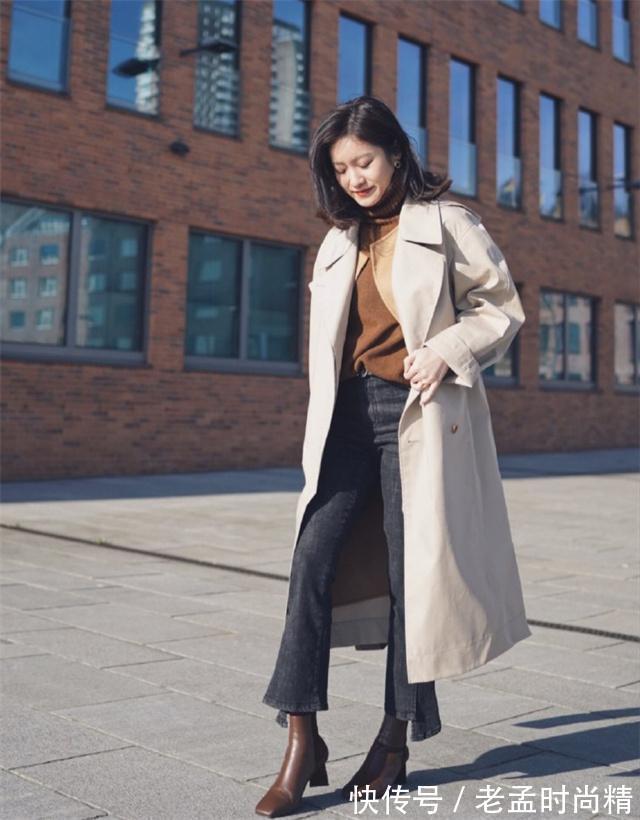 奶奶|又到了穿靴子的季节,瞧今年流行的“奶奶靴”,配风衣气质又高级