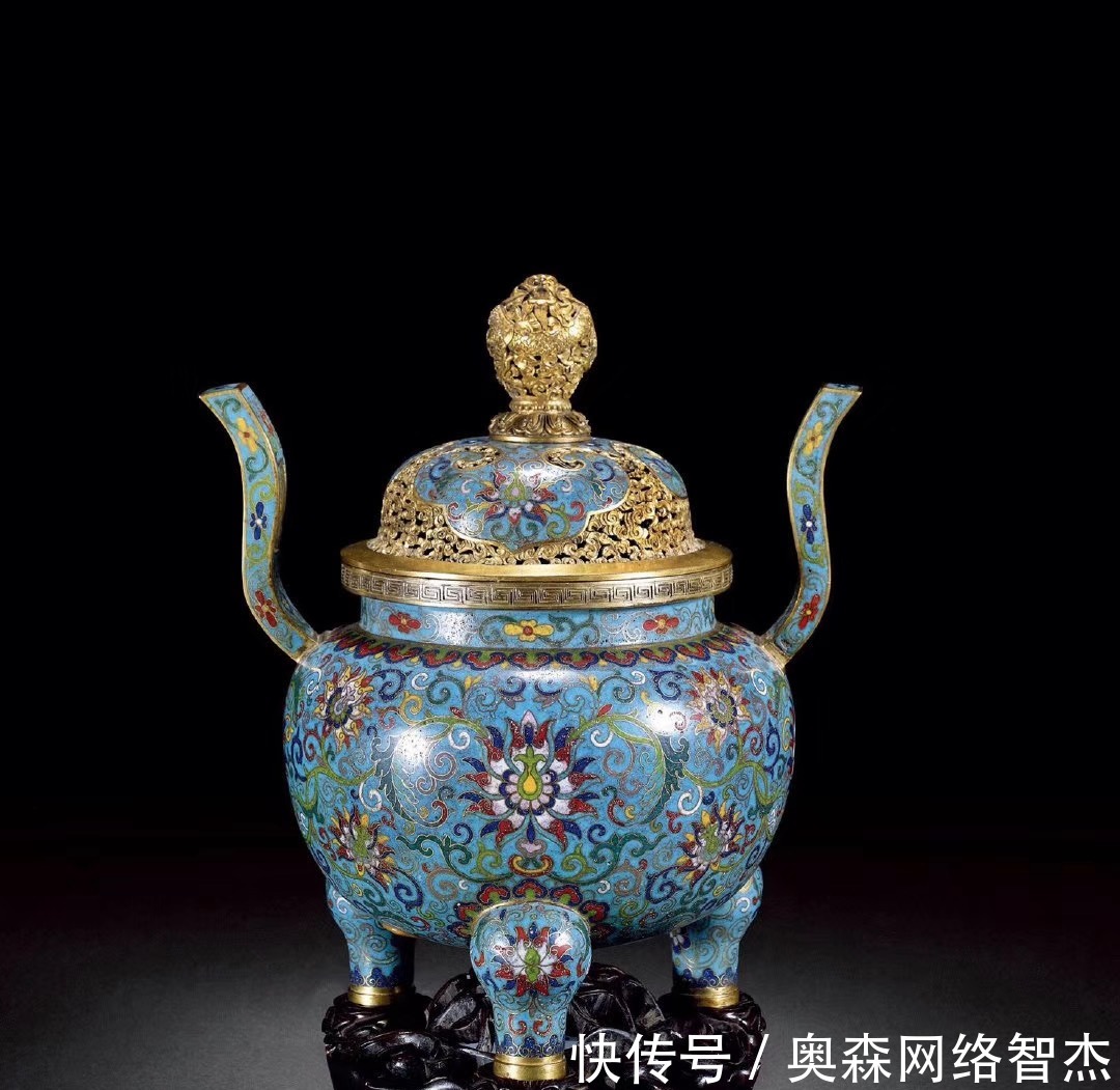 “掐丝珐琅”当时只有皇亲国戚才有幸一见!