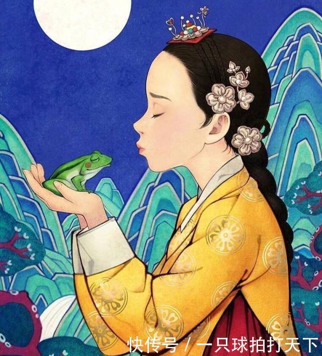 迪士尼公主|韩服版的迪士尼公主,白雪很优雅,仙蒂仙气十足