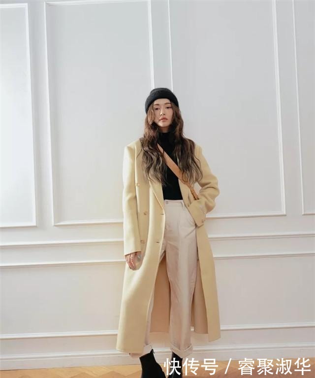 温柔感|说实话,穿大衣就服韩国女生!她们的大衣“重组搭配”,显瘦好看