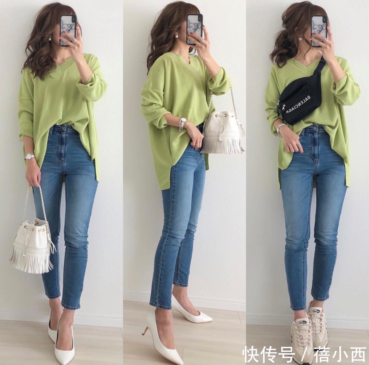 牛仔裤|女人穿衣打扮是对自己的褒奖,来学日系气质穿搭,知性且有女人味